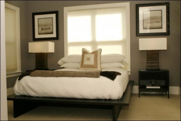 Chambre adulte dans un style moderne