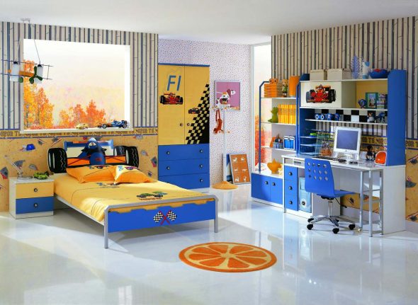 Chambre lumineuse pour jeune cavalier