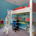 Lit mezzanine lumineux pour la chambre d'enfants