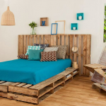 Chambre paysanne à la menthe
