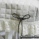 couvrir sur un tabouret comment coudre