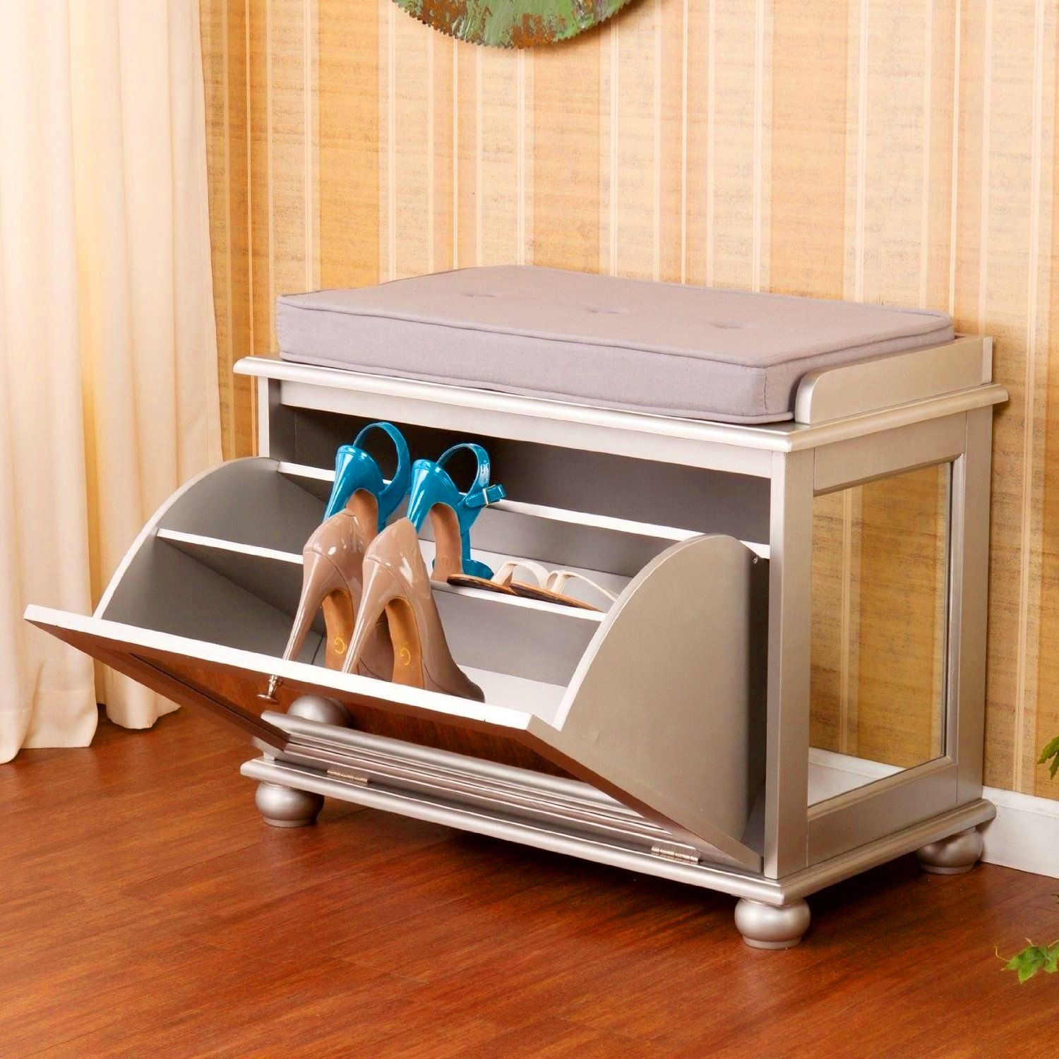 boîte à chaussures avec pouf