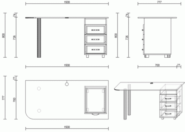 Table de manucure