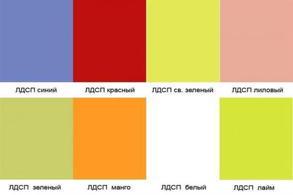 Feuilles de couleurs en aggloméré pour des meubles beaux et lumineux
