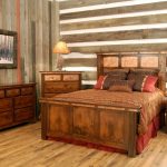 Chambre à la campagne dans un style rustique