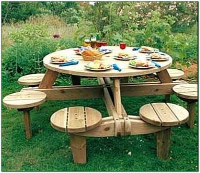 Version d'été de la table à manger