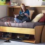 Table de lit en bois pour filles