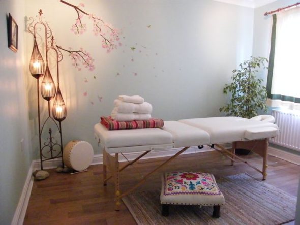 Conception de la salle de massage