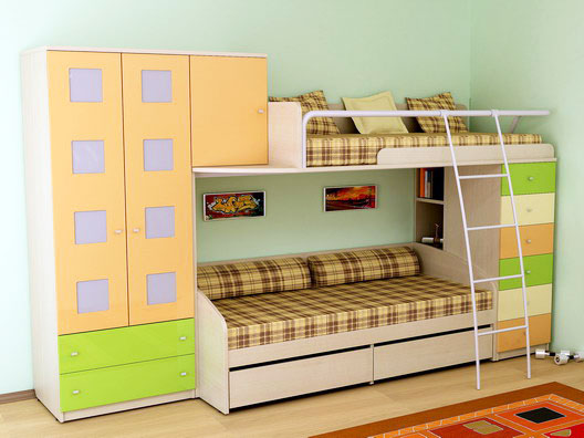 Stapelbed Kooi