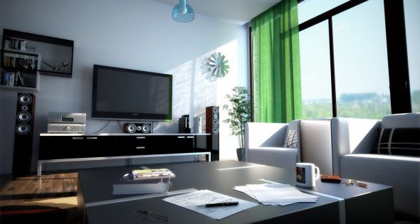 Hi-tech - minimalisme raisonnable à l'intérieur