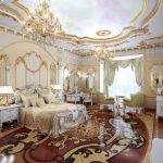 Intérieur de la chambre baroque
