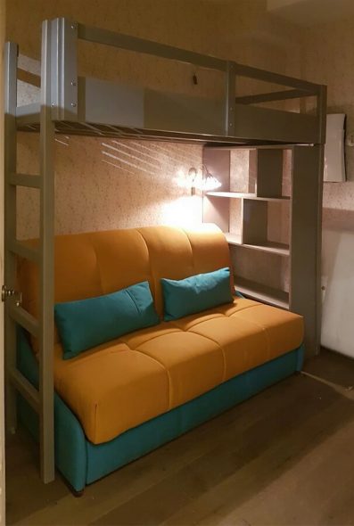 Conception de lit mezzanine intéressante