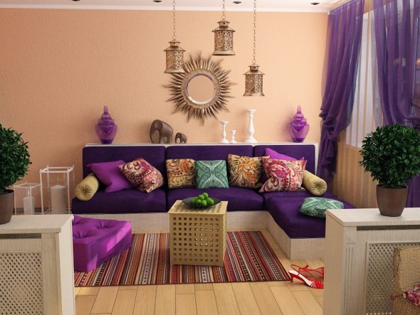 Chambre de style oriental