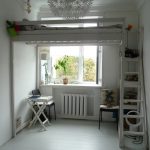 Lit mezzanine blanc pour adultes