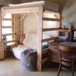 Lit mezzanine en bois faites-le vous-même
