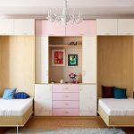 Armoires de lit pour deux filles