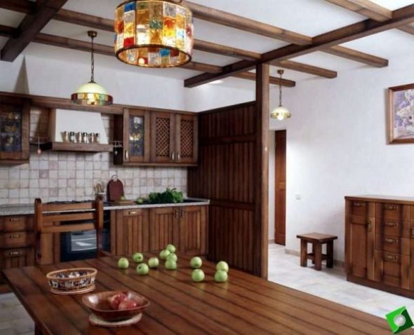 Cuisine en bois avec vos propres mains