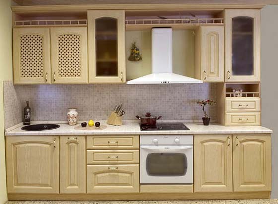 Set de cuisine en bois clair