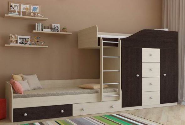 Meubles pour deux enfants