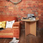 Mobilier en carton - intérieur clair