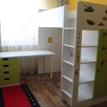 Meubles d'Ikea ​​avec lit mezzanine