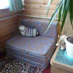 Fauteuil moelleux pour le balcon à faire soi-même