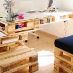 Meubles bon marché et confortables à partir de palettes