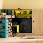 Mobilier enfant insolite avec un lit mezzanine