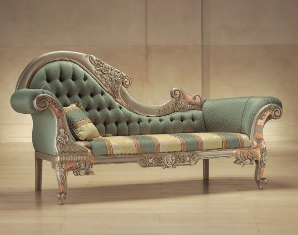 Canapé baroque insolite