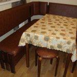 Coin marron inhabituel pour la cuisine