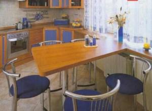 Un seuil de table inhabituel