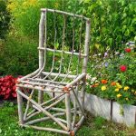 Chaise inhabituelle pour la décoration