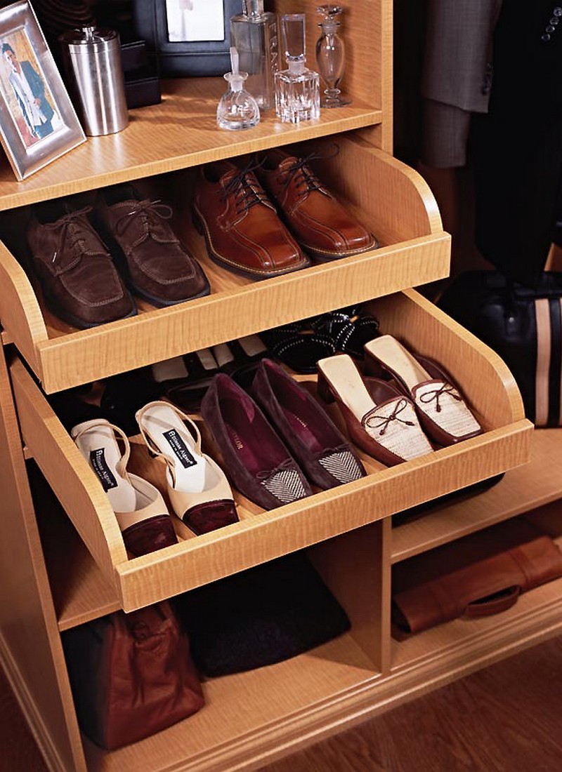 boîte à chaussures avec guides