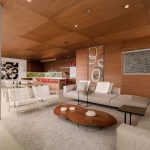 La couleur de la noix, comme principale lors de la décoration du salon