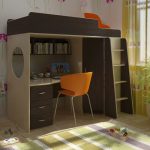 Une excellente solution pour une petite pièce - lit mezzanine pour enfant