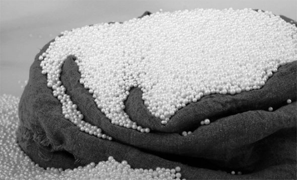 Styrofoam pour le remplissage interne de la chaise