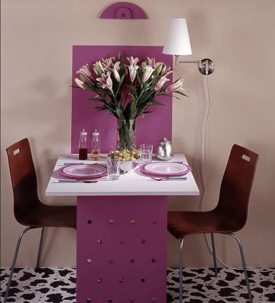 Table pliante complète