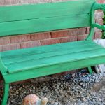 Banc vert simple
