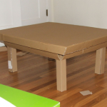 Table en carton simple