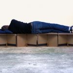 Lit pliant en carton