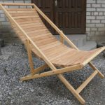 Chaise longue pliante pour donner