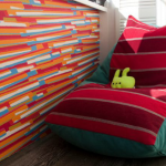Sac de chaise coloré avec ses propres mains