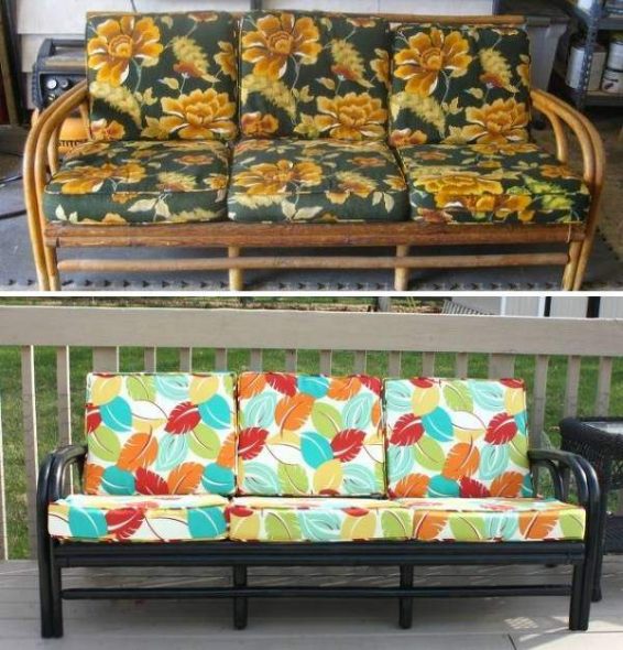 Restauration du vieux sofa