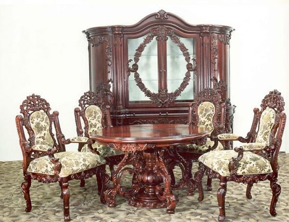 Élégant mobilier baroque italien