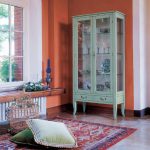 Armoire en verre à l'intérieur