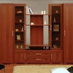 Coulisse murale Couleurs Noyer Italien