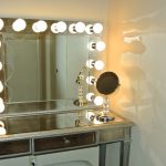 rétro-éclairage de table de maquillage