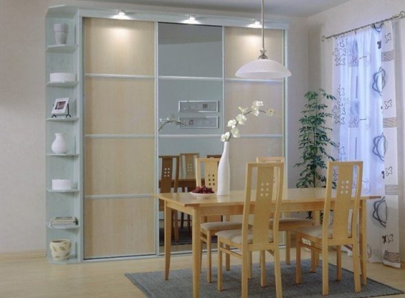 Armoire lumineuse pour la salle à manger-salon
