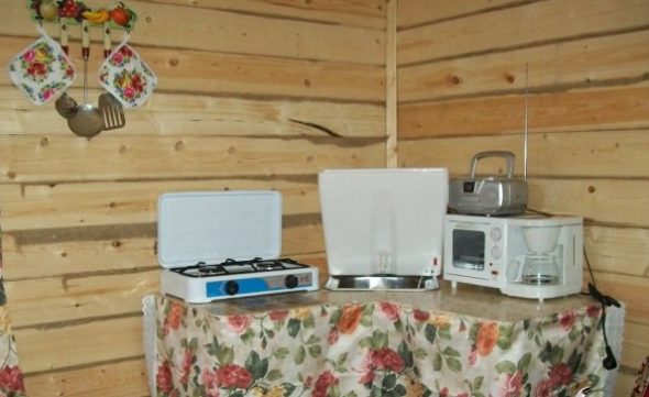 Coin pour la cuisine avec le minimum nécessaire