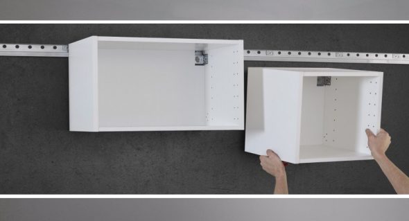 Installation du cadre de cuisine